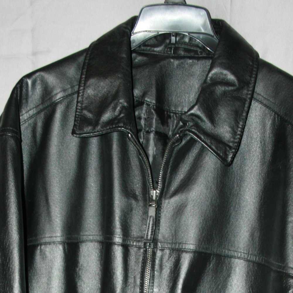 Mens Leather Coat Knightsbridge